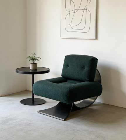 Stainess Steel Accent Chair 