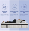 Hotel Mattress Pillow Top Memory Foam Mattress In Medium Firm
